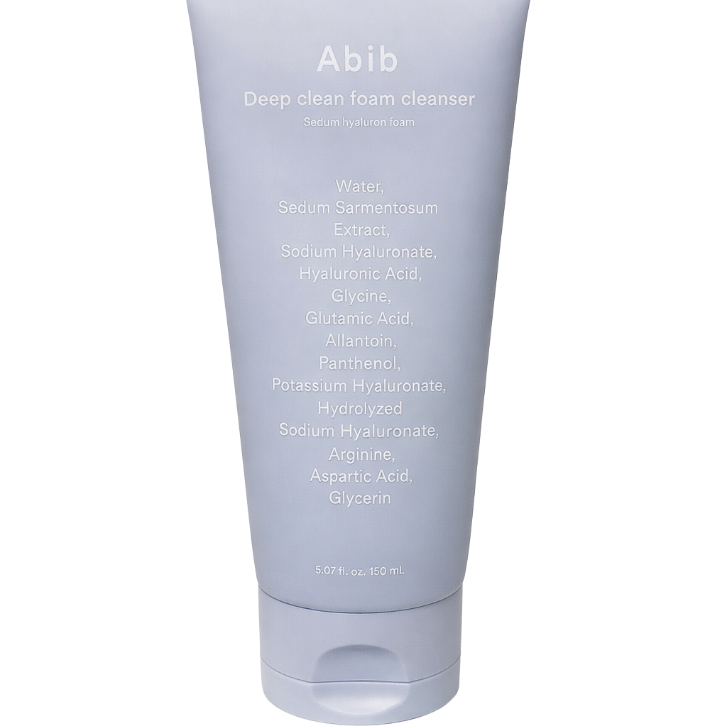 Abib Sedum Hyaluron Deep Clean Foam Cleanser