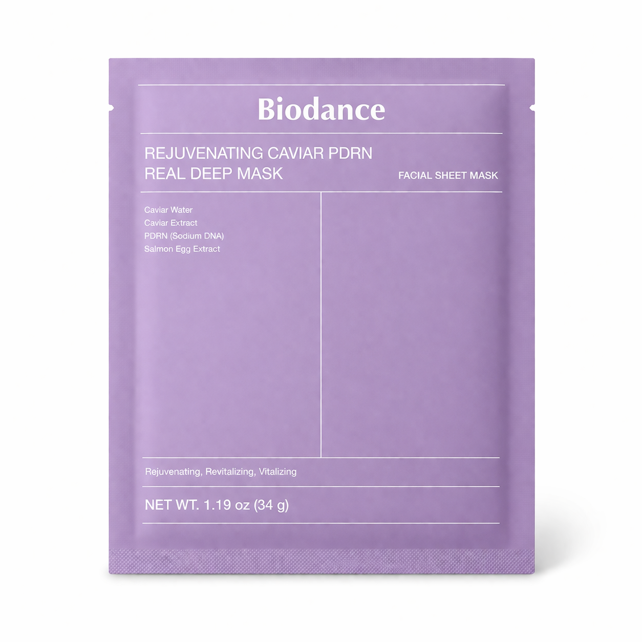 BIODANCE rejuvenating caviar PDRN real deep mask
