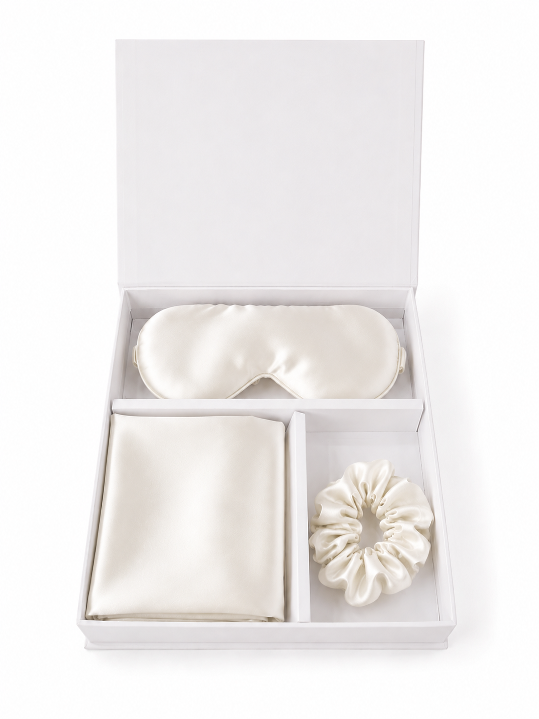 Set de sommeil en 100% soie de mûrier blanc