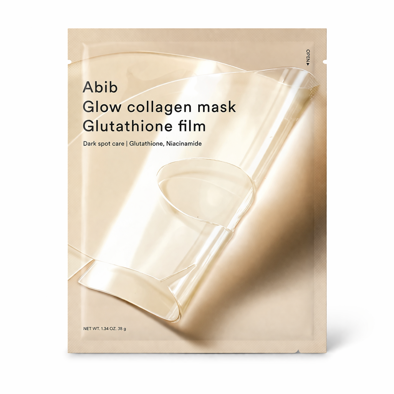 ABIB Glow collagen mask glutathione film